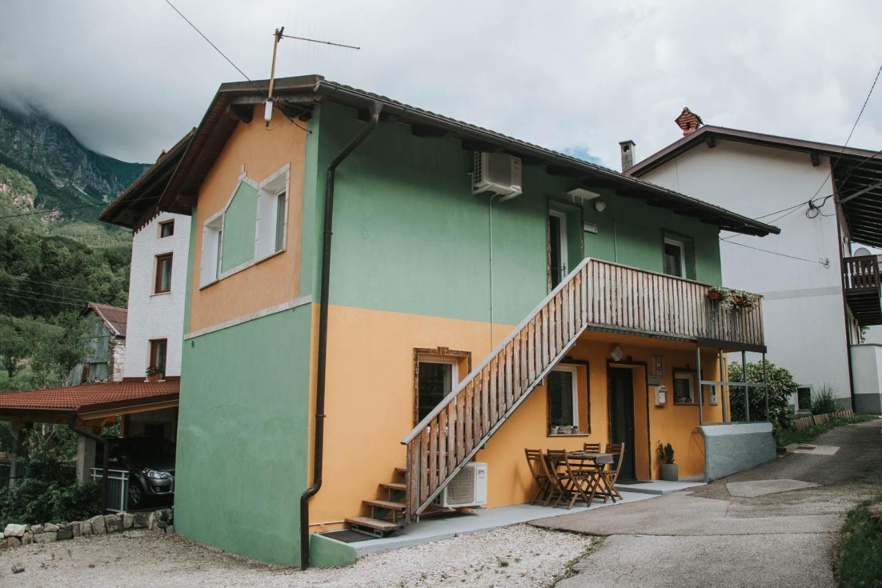 Apartma Metija Lux Z Savno Kobarid Buitenkant foto